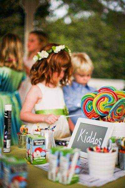 Decora la mesa de los niños en tu boda 6