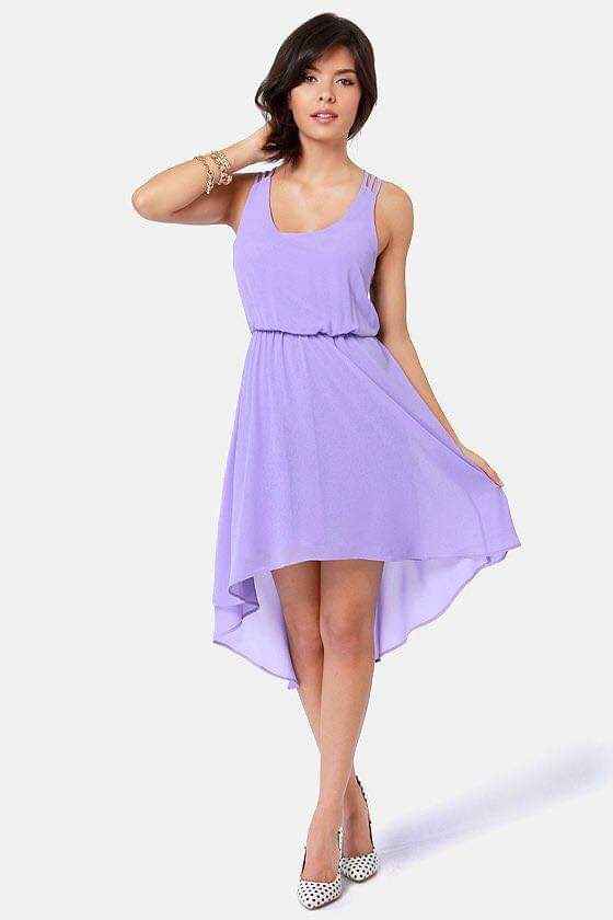 Vestidos cortos para damas con acentos en lila 9