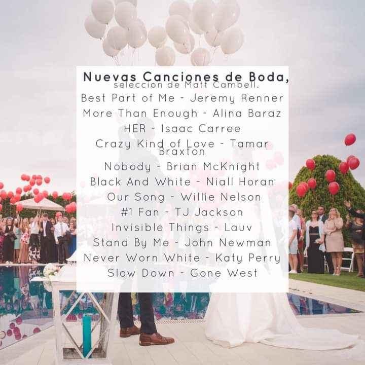 Hermosas canciones para el primer baile 1