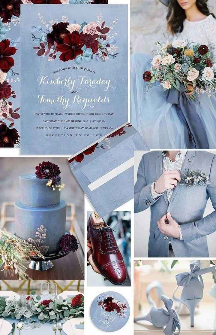 Verano: tu boda con acentos en azul grisáceo 1