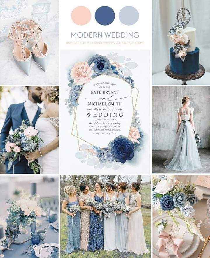Verano: tu boda con acentos en azul grisáceo 5