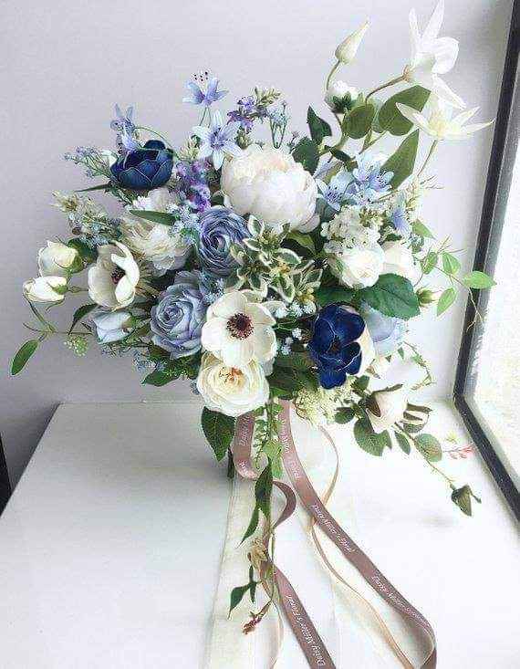 Verano: tu boda con acentos en azul grisáceo 6