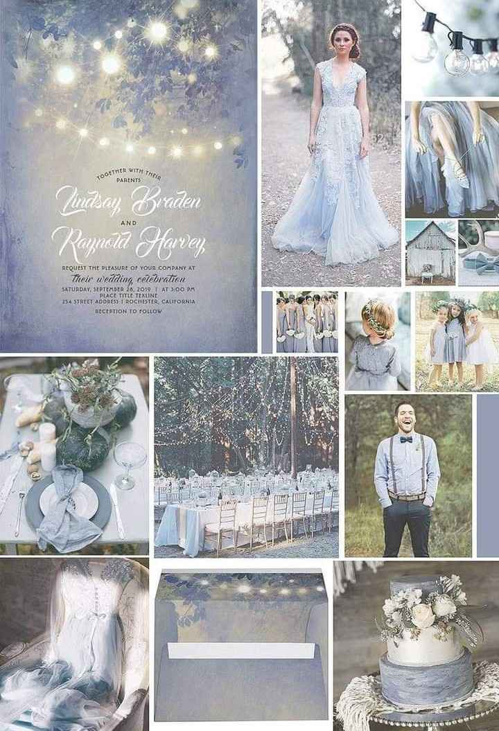 Verano: tu boda con acentos en azul grisáceo 8