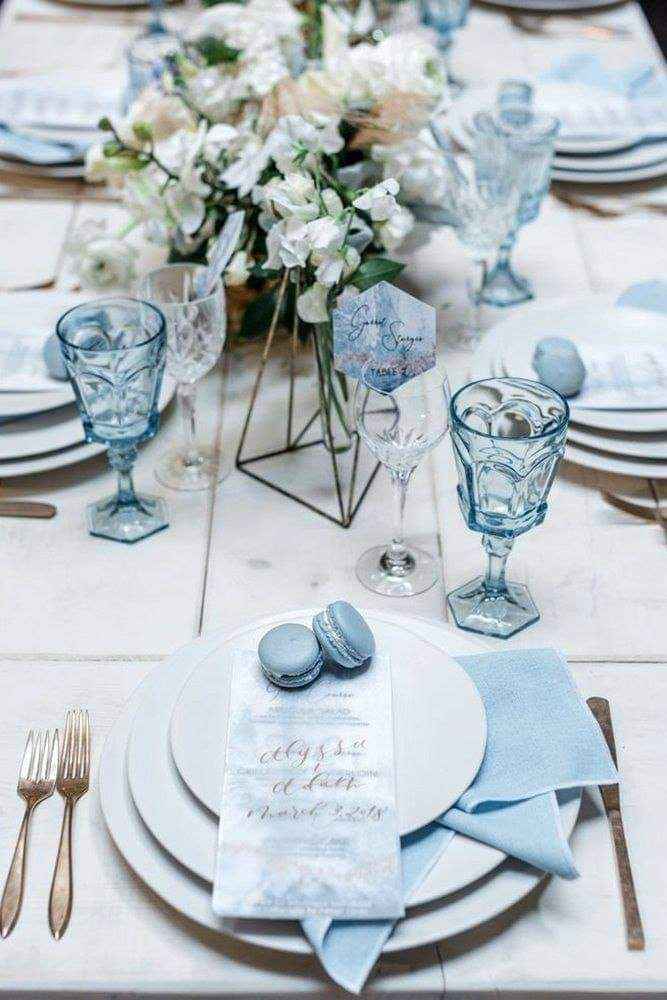 Verano: tu boda con acentos en azul grisáceo 11