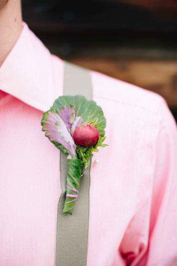 En el boutonniere frutas y vegetales 1