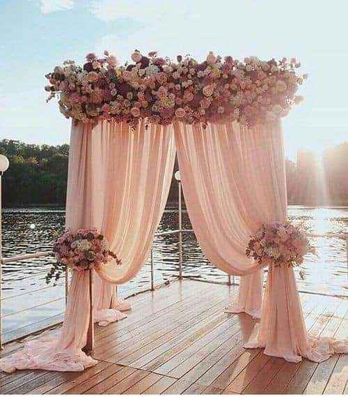 Tu boda con acentos de color rosa palo 2