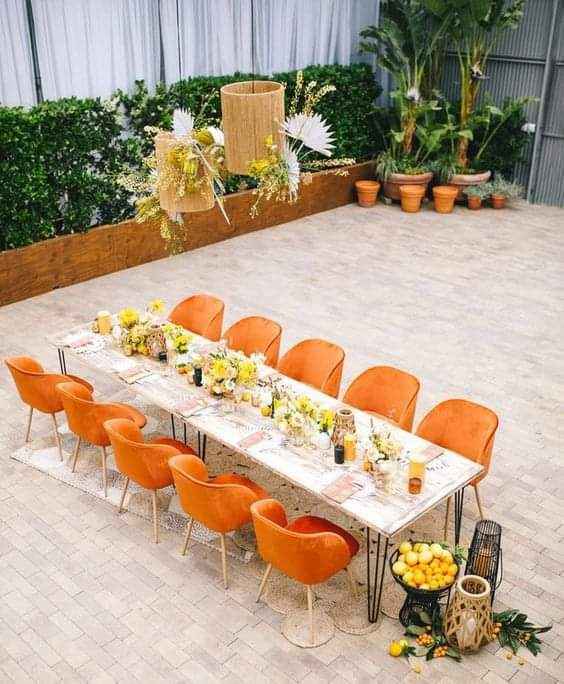 Otoño: tonos naranja en tu boda 1