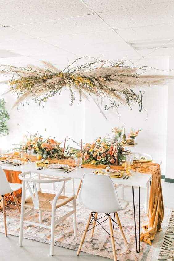 Otoño: tonos naranja en tu boda 2