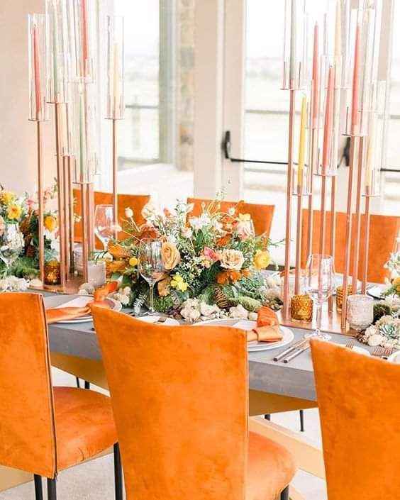 Otoño: tonos naranja en tu boda 3