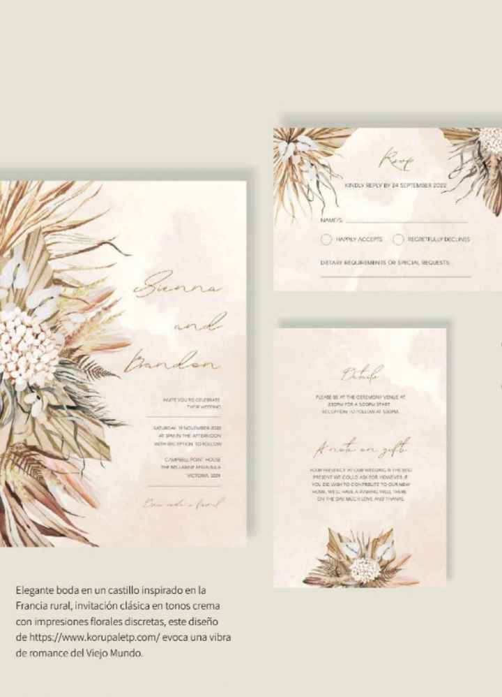 Invitaciones para una boda en la playa - 1