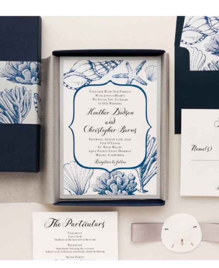 Invitaciones para una boda en la playa - 4