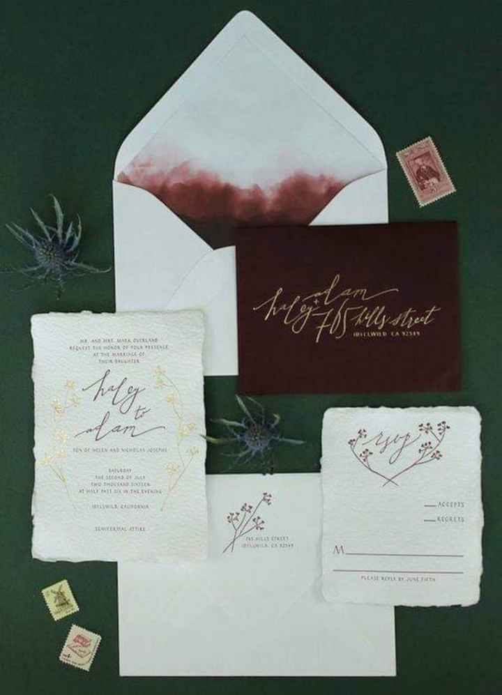 Colores joya en tus invitaciones - 3