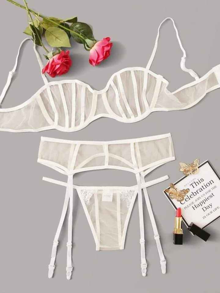 Conjuntos adorables y sexys en color blanco - 2