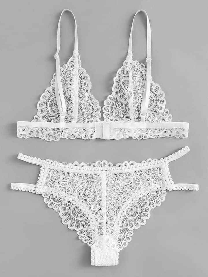 Conjuntos adorables y sexys en color blanco - 4