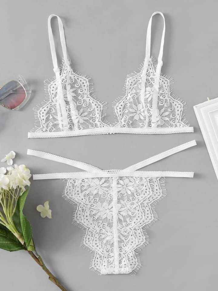 Conjuntos adorables y sexys en color blanco - 5