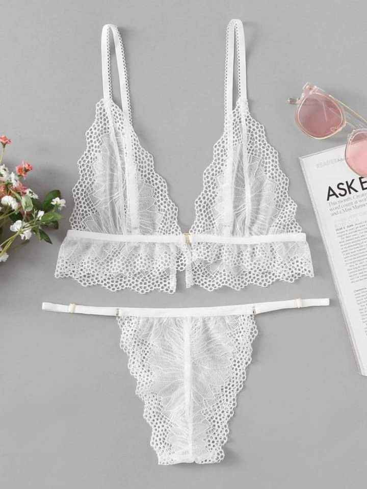 Conjuntos adorables y sexys en color blanco - 6