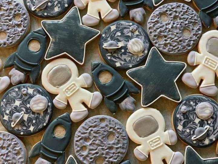 Tema luna y estrellas: galletas 🌟🌟🌜🌜🌟🌟 - 5