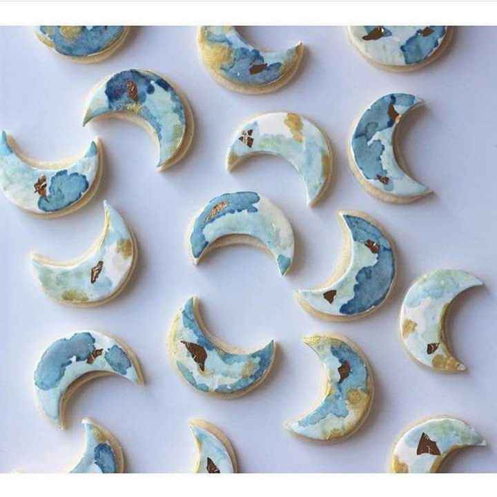 Tema luna y estrellas: galletas 🌟🌟🌜🌜🌟🌟 - 8