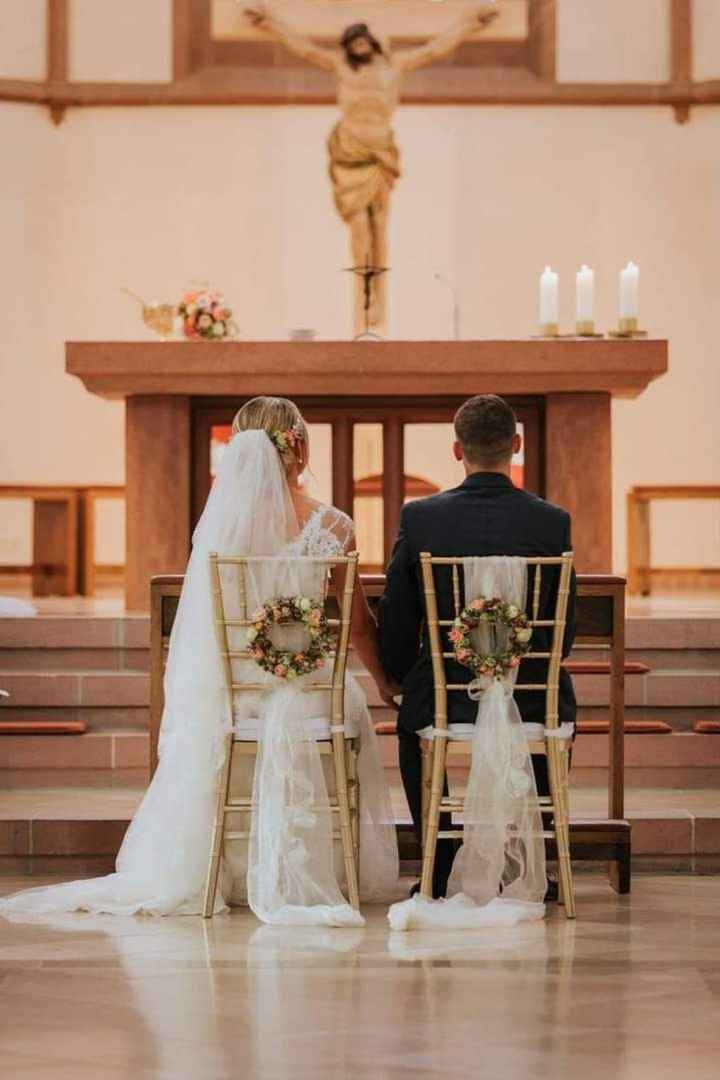 Los asientos de los novios en la ceremonia - 4