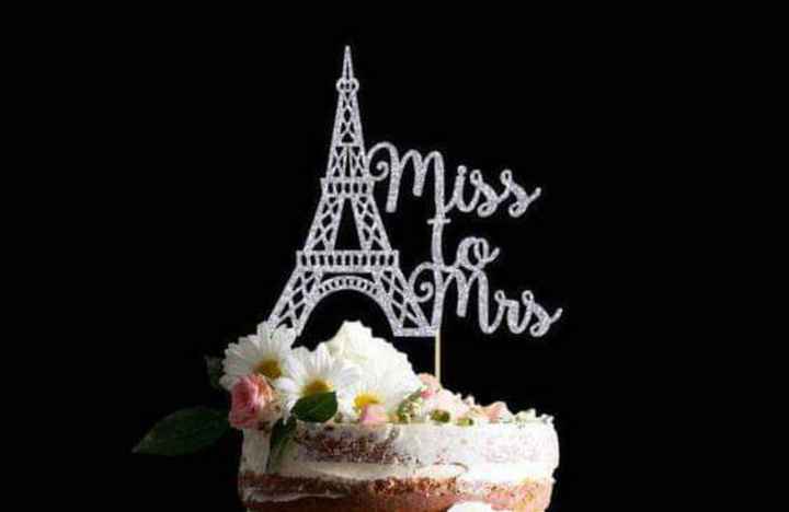 Glitter plateado en tu cake topper - 5
