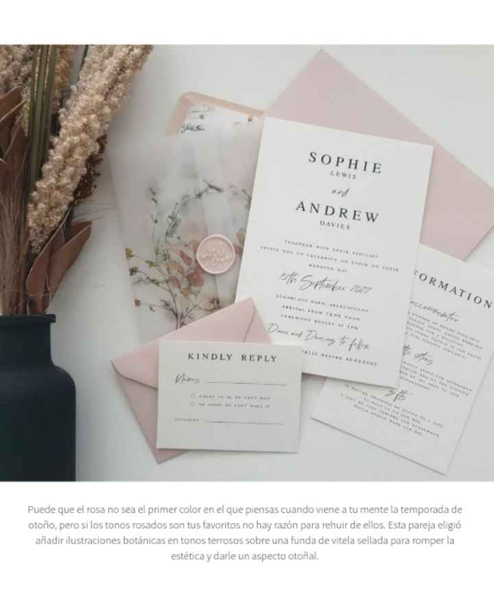 Otoño: invitaciones - 2