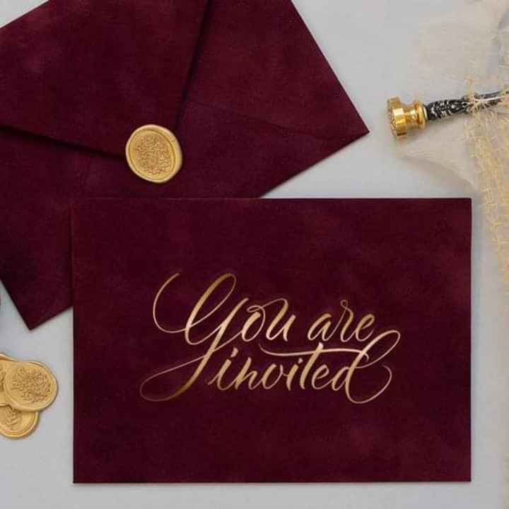 Invitaciones con un toque de terciopelo - 2
