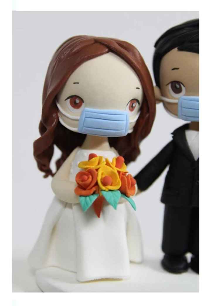 Boda en pandemia: muñequitos para el pastel - 8