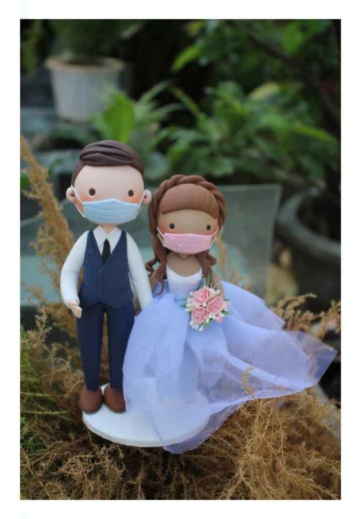 Boda en pandemia: muñequitos para el pastel - 15