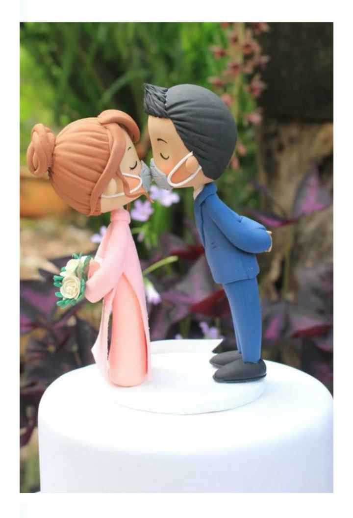 Boda en pandemia: muñequitos para el pastel - 17