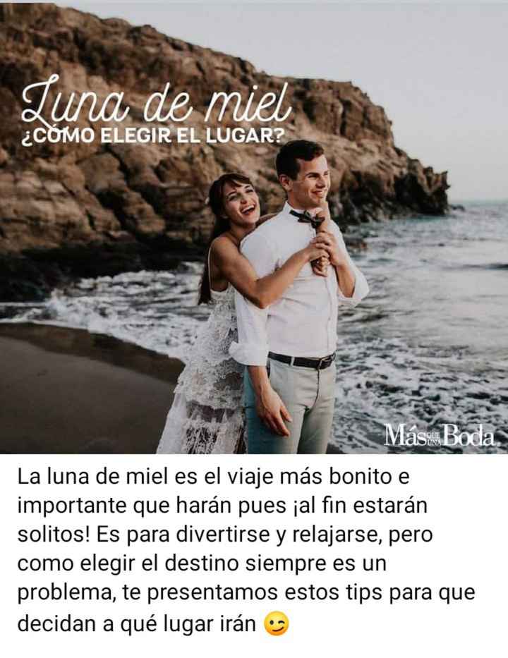 El lugar perfecto para su luna de miel - 1