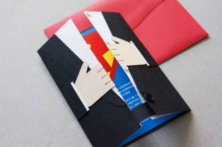 Temática superhéroes: invitaciones y save the date - 4