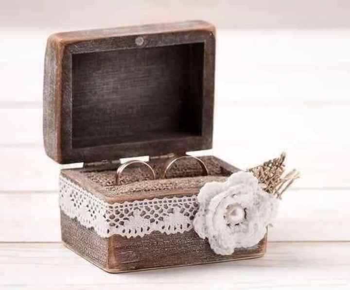 ¿En qué llevarás tus anillos de boda? - 12