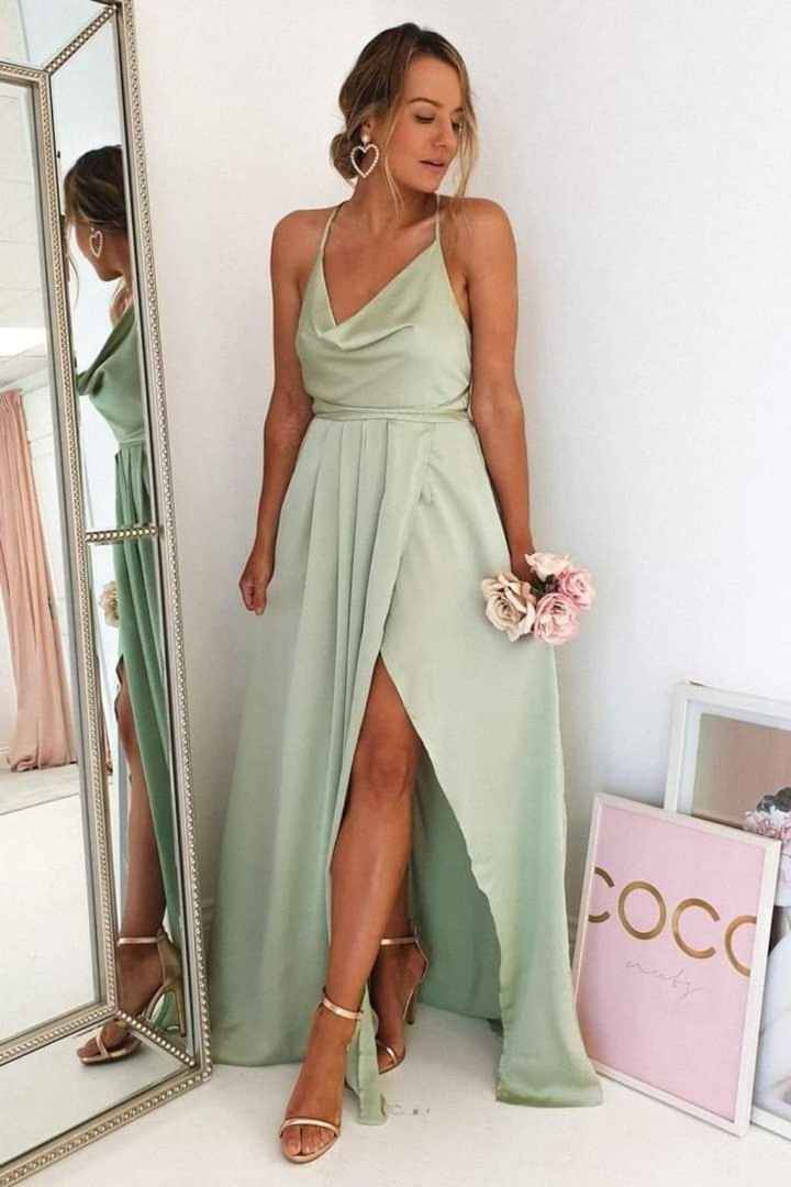 Vestido verde salvia store