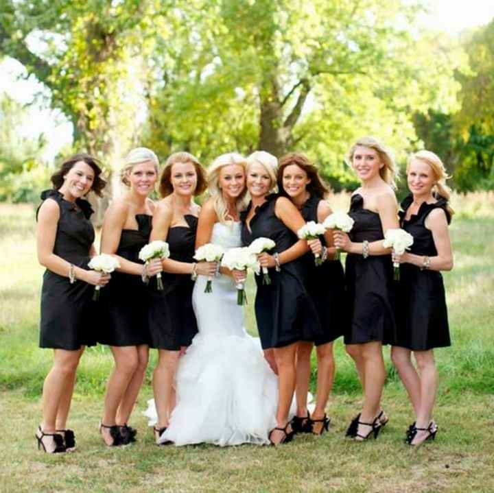 Damas de negro store boda
