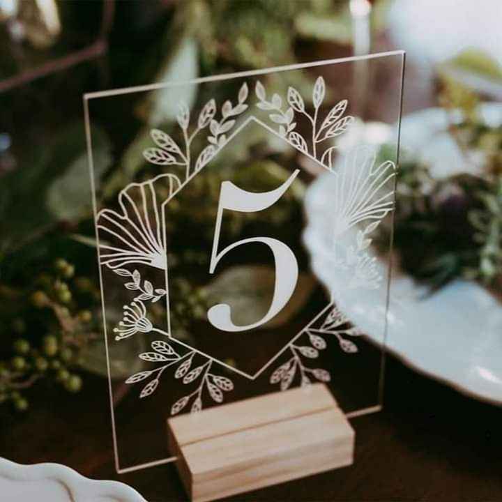 Números de mesa - 8