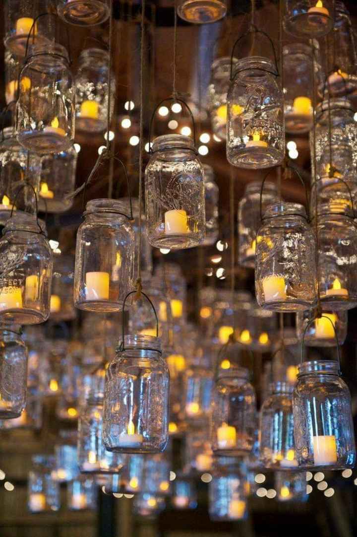 Decora con focos y velas colgantes - 5