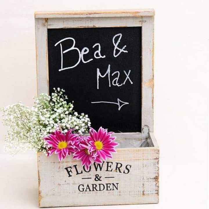 Personaliza y decora tu boda con pizarrones - 1