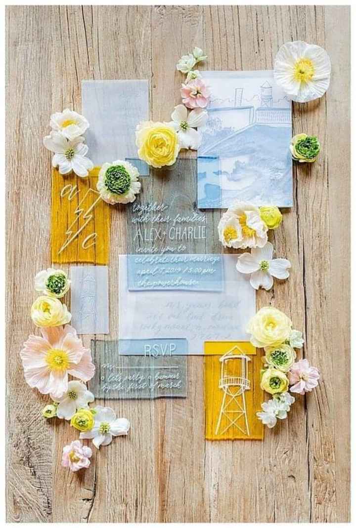 Boda primaveral: invitaciones llenas de color - 3
