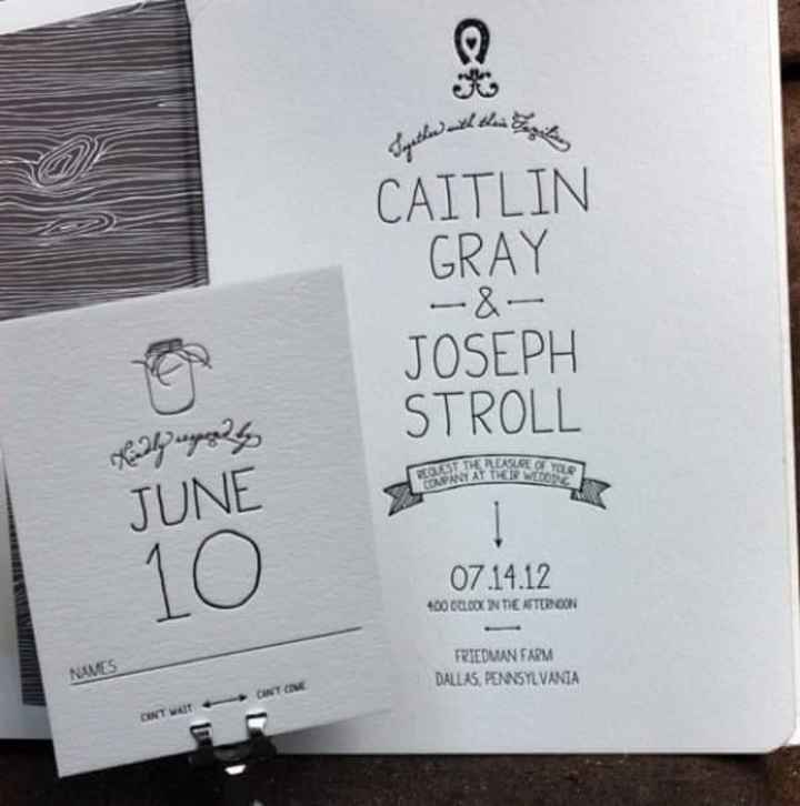 En tus invitaciones black & white - 2