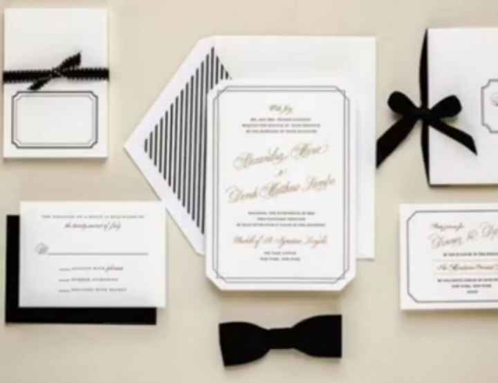 En tus invitaciones black & white - 4