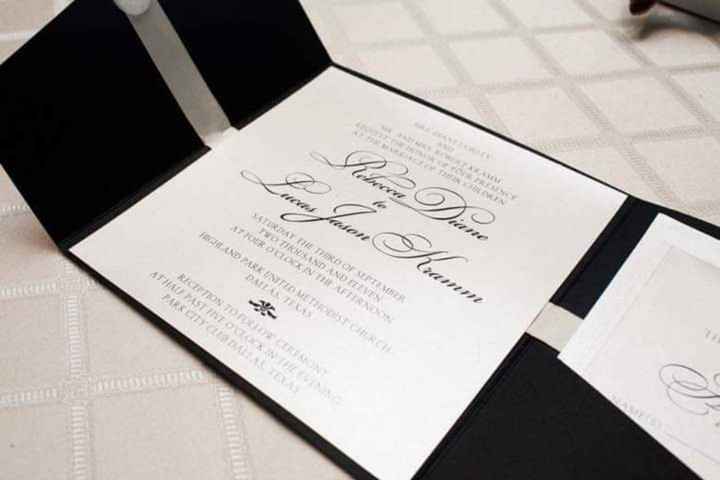 En tus invitaciones black & white - 16