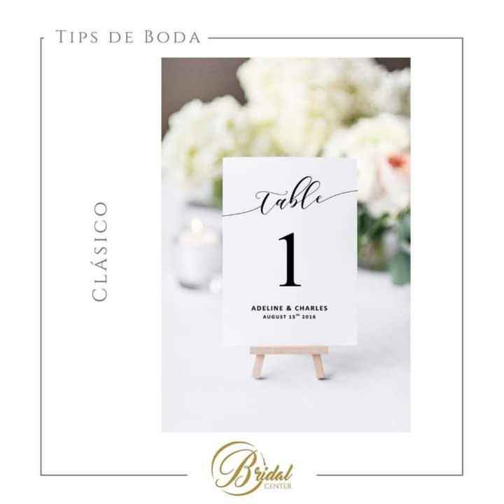 Números de mesa - 6