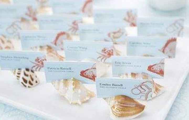 Boda en playa:seating plan - 2