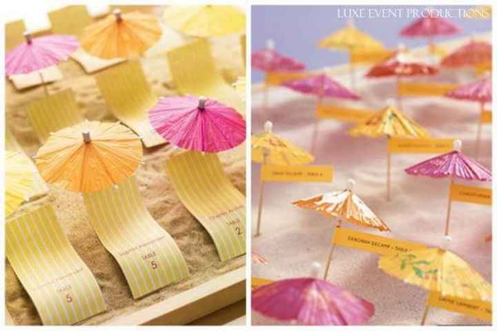 Boda en playa:seating plan - 3