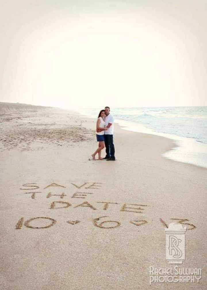 Bodas en playa: save the date - 3