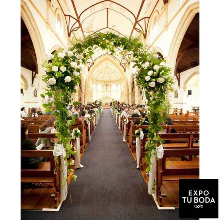 Entradas florales en la iglesia - 4