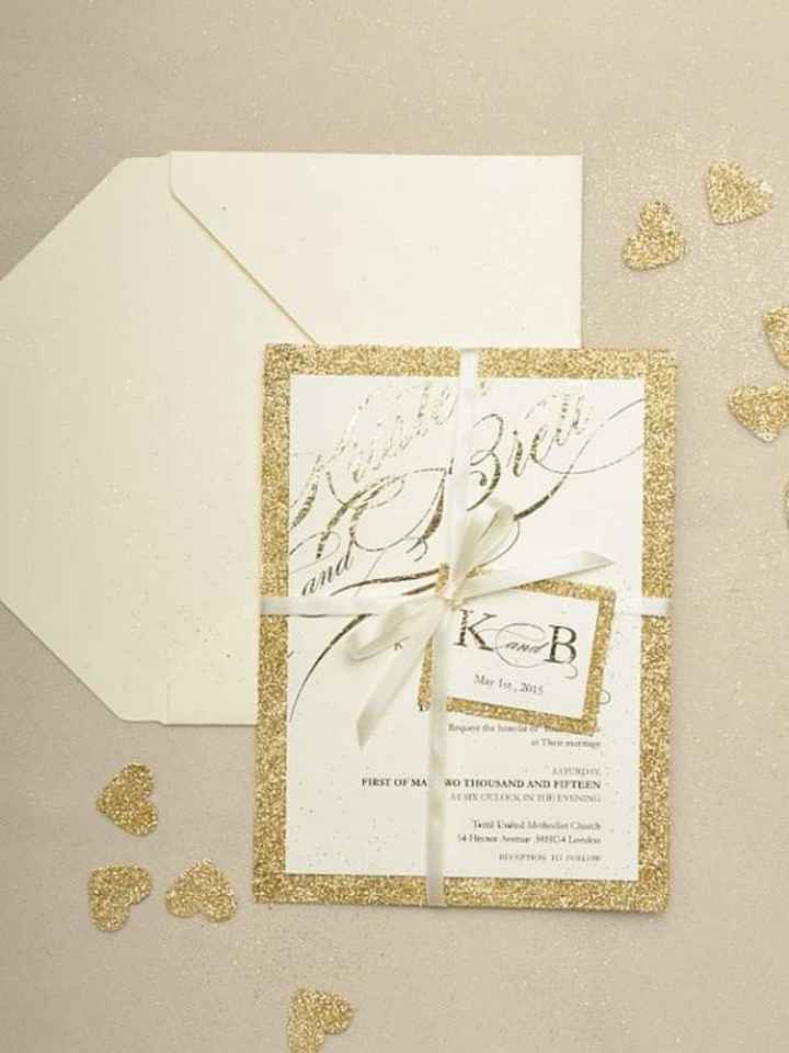 Tus invitaciones con brillo - 1