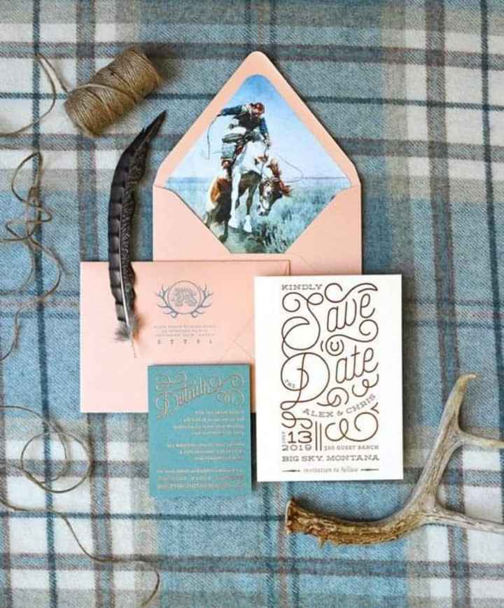 Invitaciones inspiradas en el viejo oeste - 2