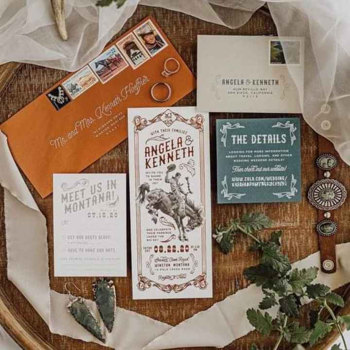 Invitaciones inspiradas en el viejo oeste - 4