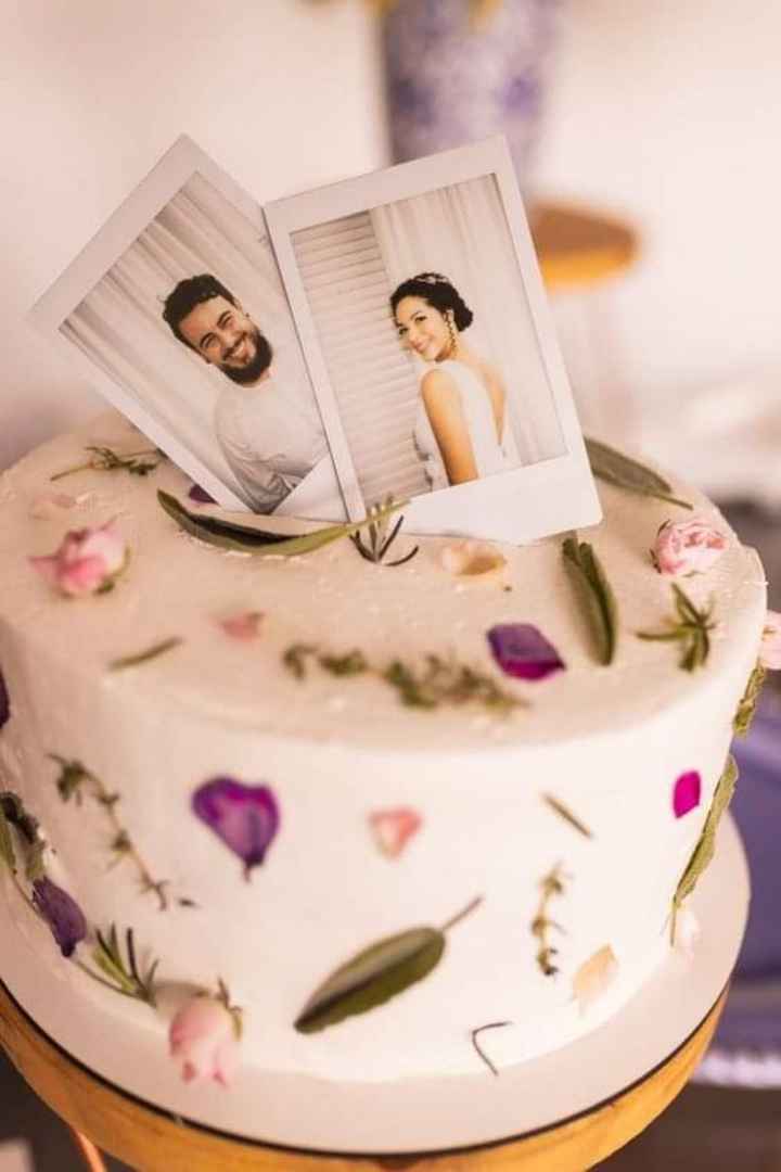 Fotos de los novios como cake topper - 1